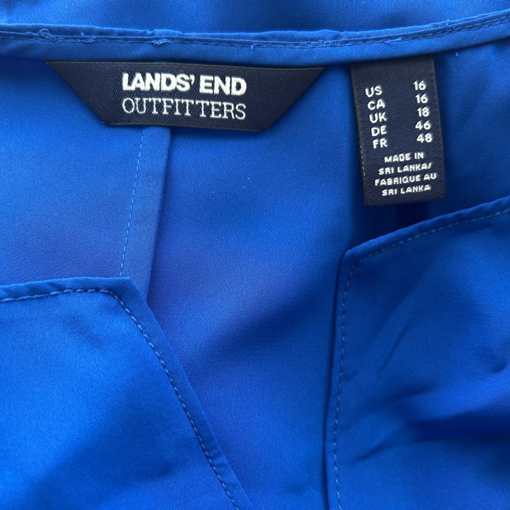 Lands' End vibrant Royal  Blue Tunic - Picture 2 of 10